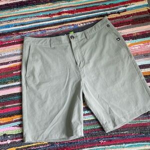 Quicksilver Amphibian DryFlight Sage Green Shorts -#2030